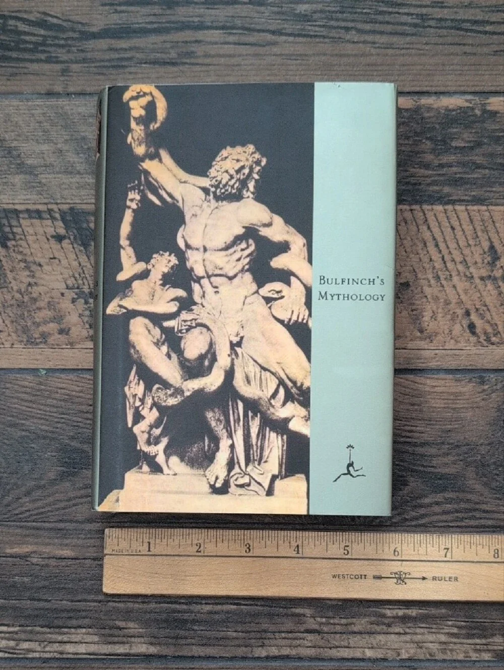 Modern Library Bulfinch's Mythology Vintage Hardcover Book 1993 Laocoon Cover